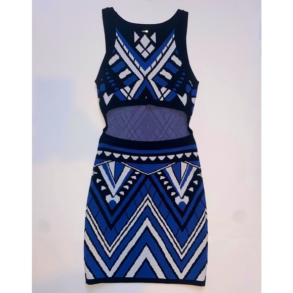 BODYCON GEOMETRIC DRESS - Picture 2 of 3